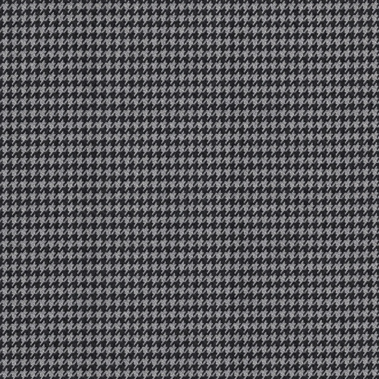 Charcoal Houndstooth - 100% Merino Wool - 370g