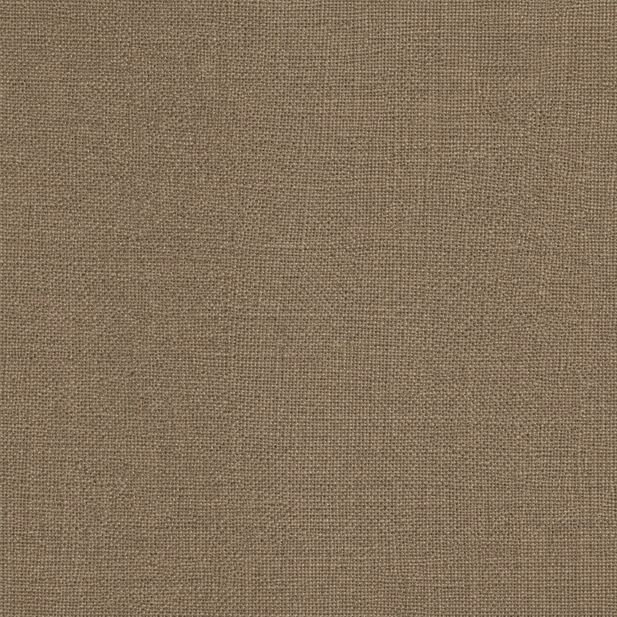 Khaki Brown Washed Linen - 100% Linen - 340g