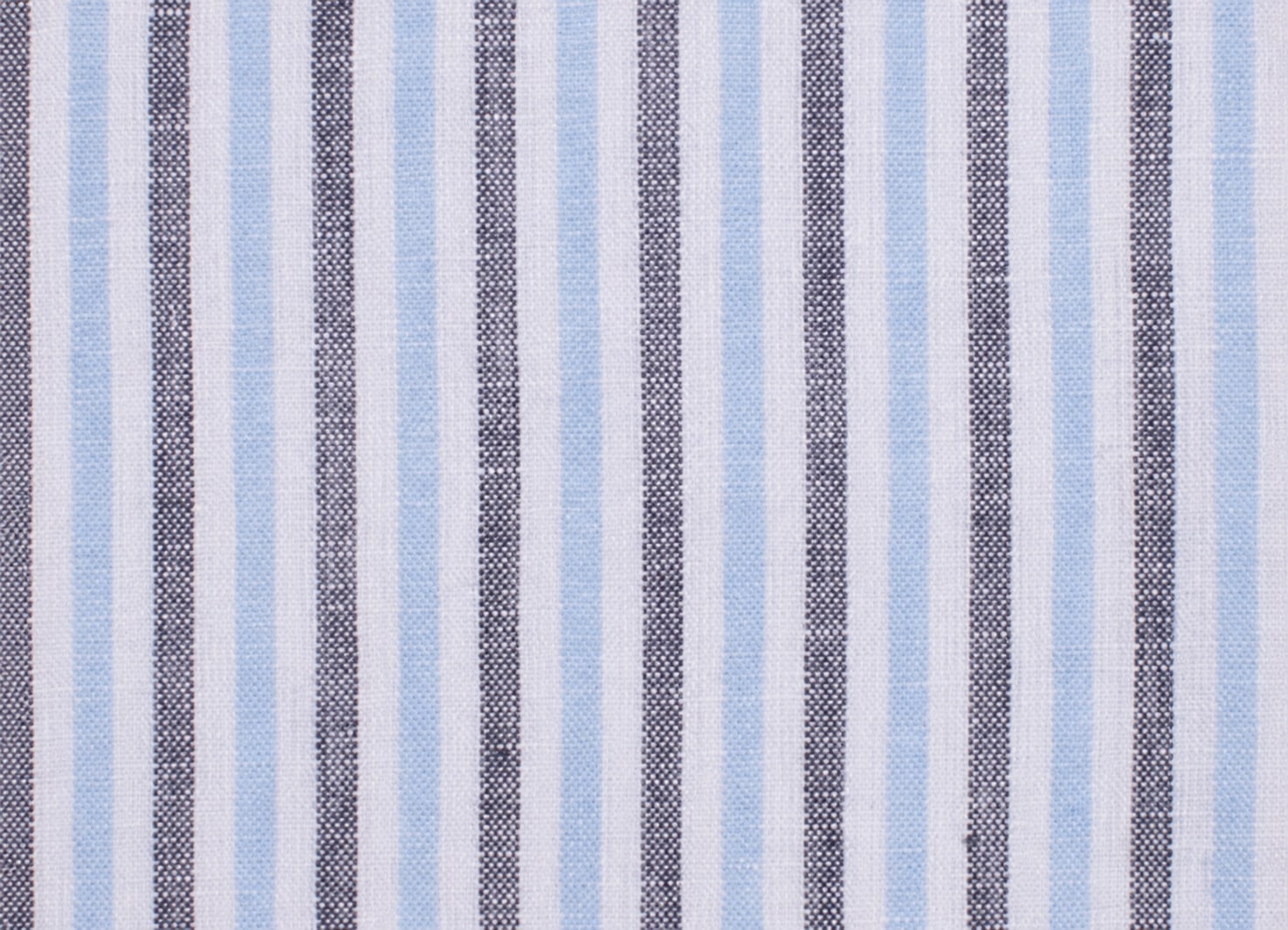 Alternating Stripe - 100% linen - Soft Sanforized Finish
