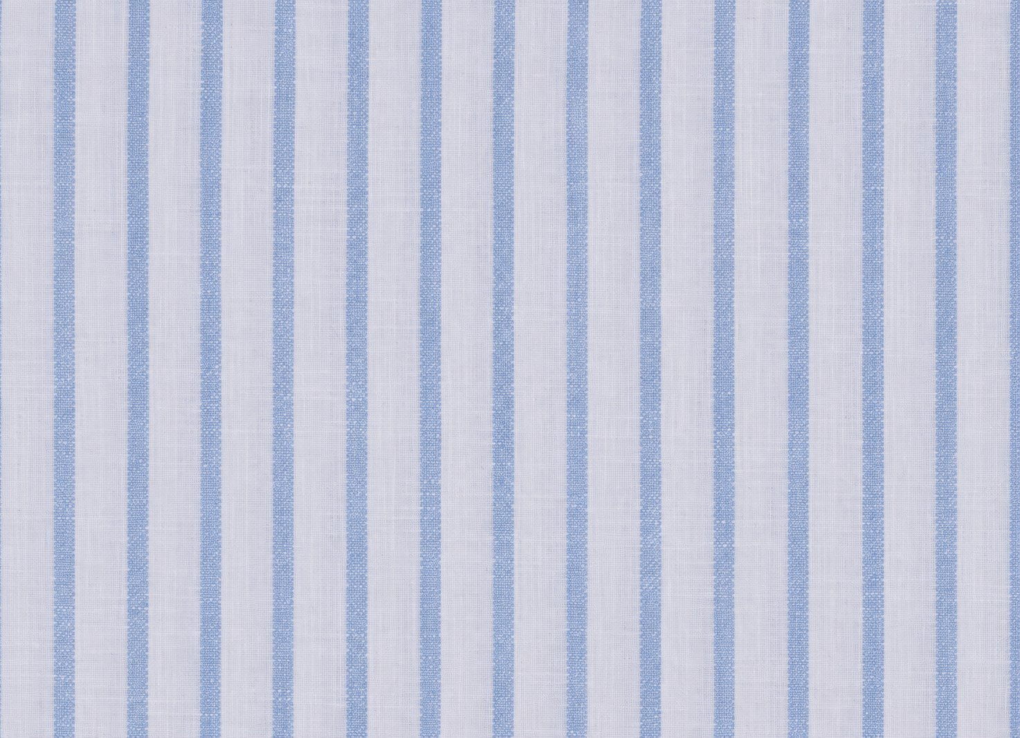 Blue Stripe - 100% linen - Sanforized Finish