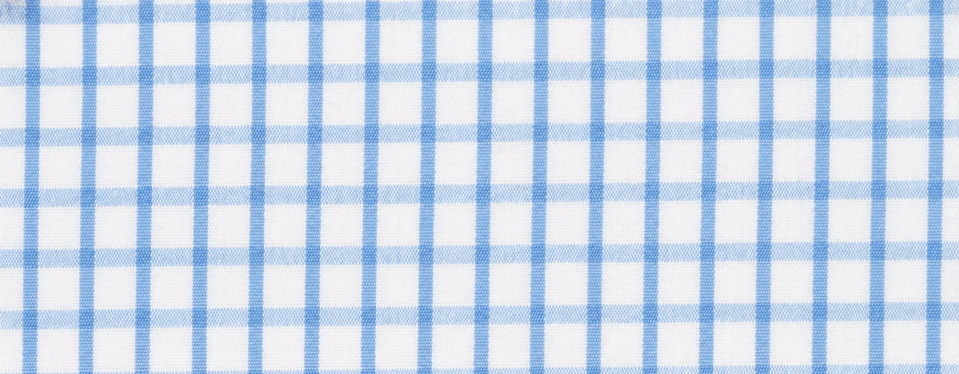Blue Check - 100% cotton - Poplin
