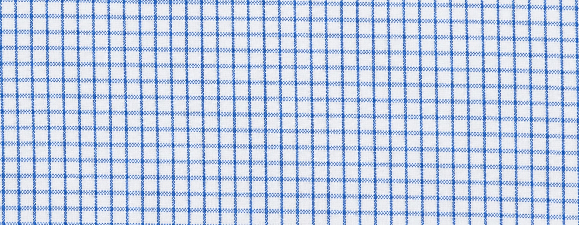Blue Check 2 - 100% cotton - Poplin