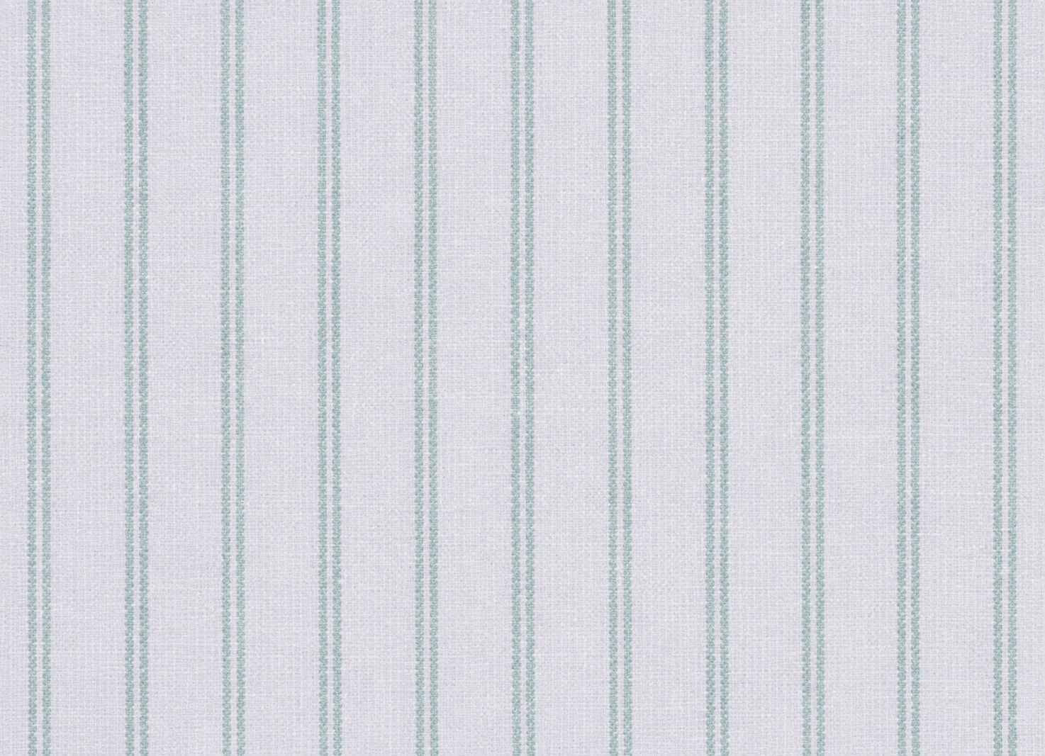 Green Double Stripe - 100% linen - Soft Sanforized Finish