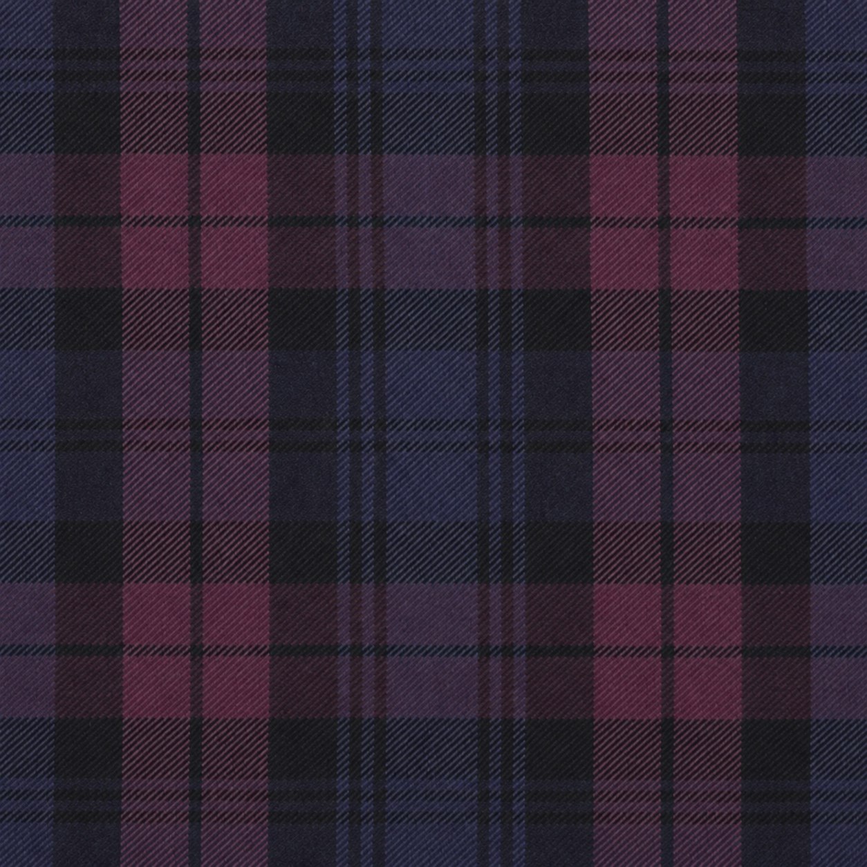 Plum Watch Tartan - 100% Wool - 310g