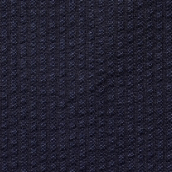 Navy Seersucker - Mersolair 100% Cotton - 240g