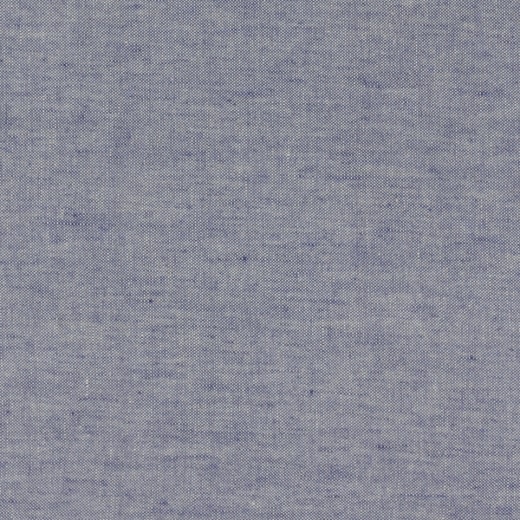 Grey & Blue Melange Washed Linen - 100% Linen - 340g