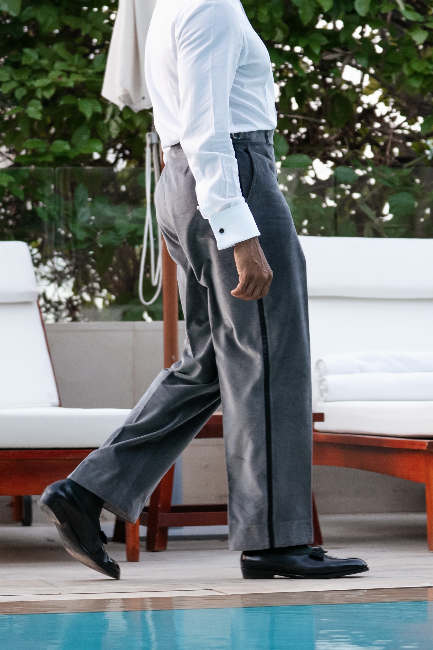 Flat Front Dinner Trousers 9