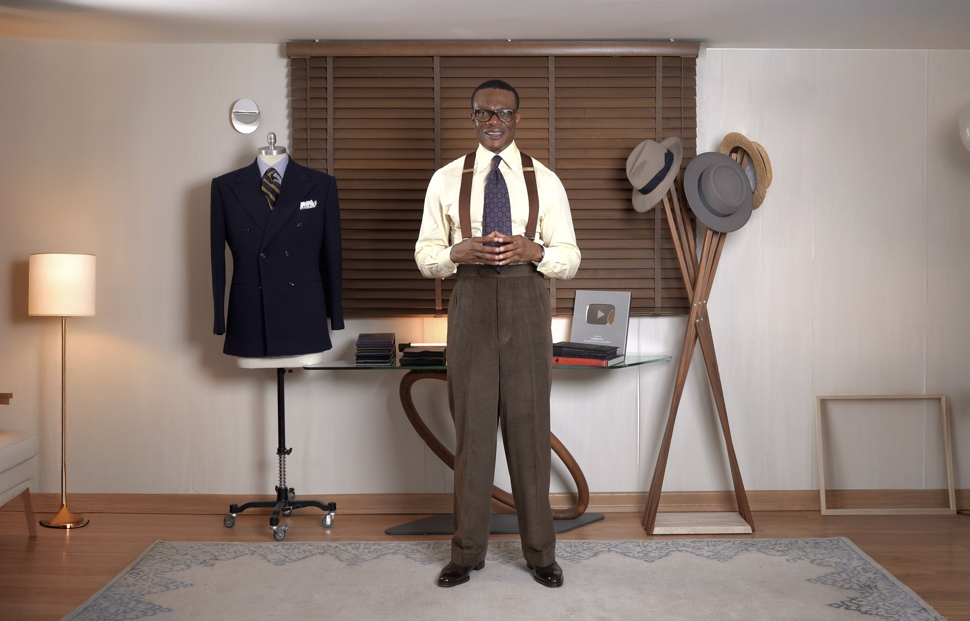 Flat Front Trousers 1