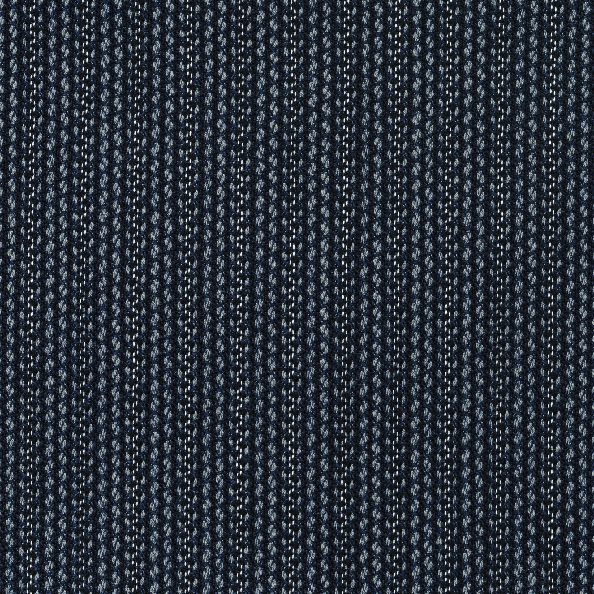 Blue Cashmere Stripe - 100% Worsted Wool - 380g