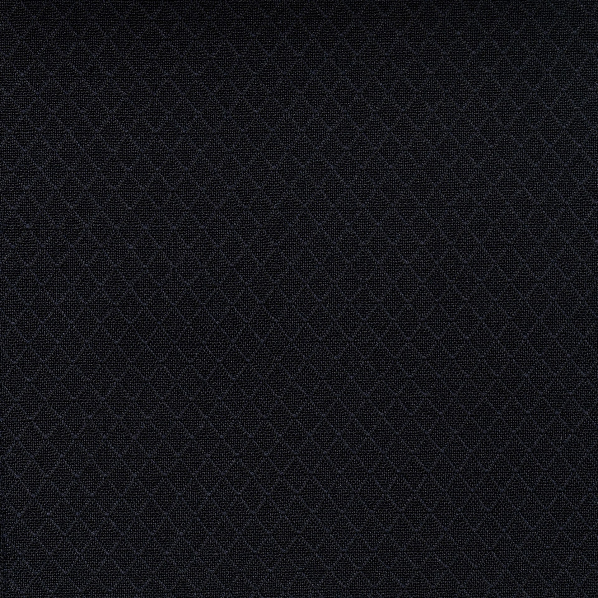 Navy Diamond Texture - 100% Worsted Wool - 300g