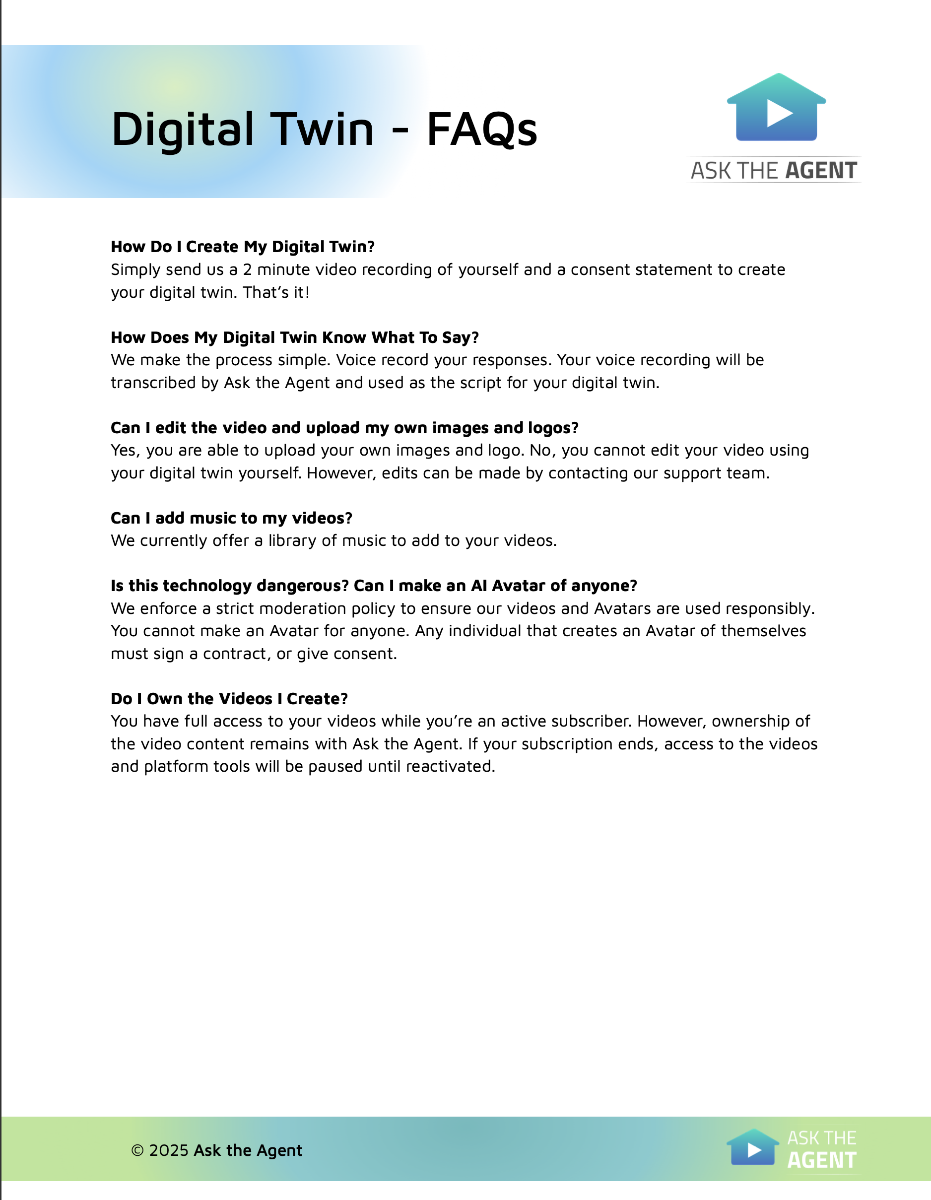 Digital Twin FAQs PDF