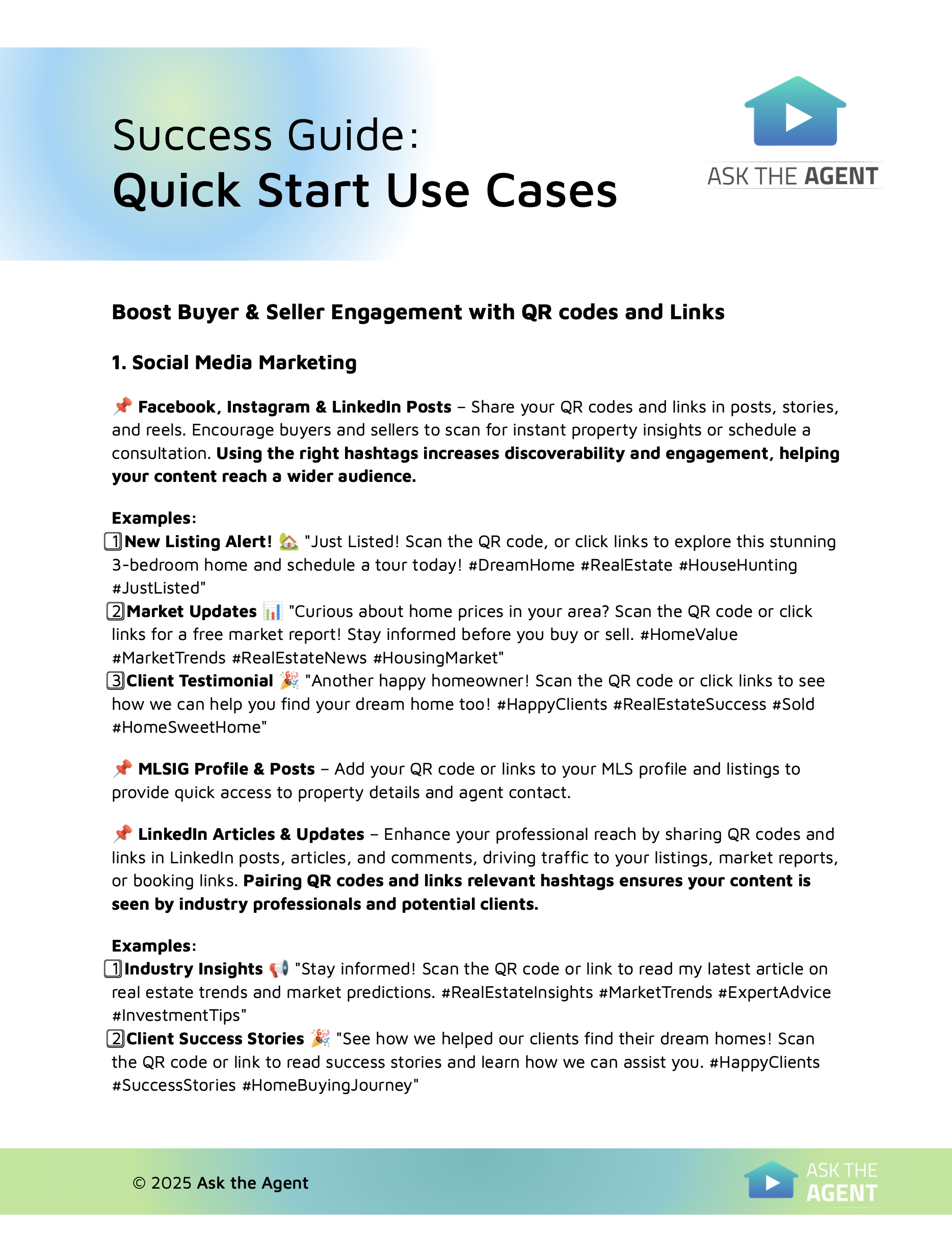 Quick Start Use Cases PDF