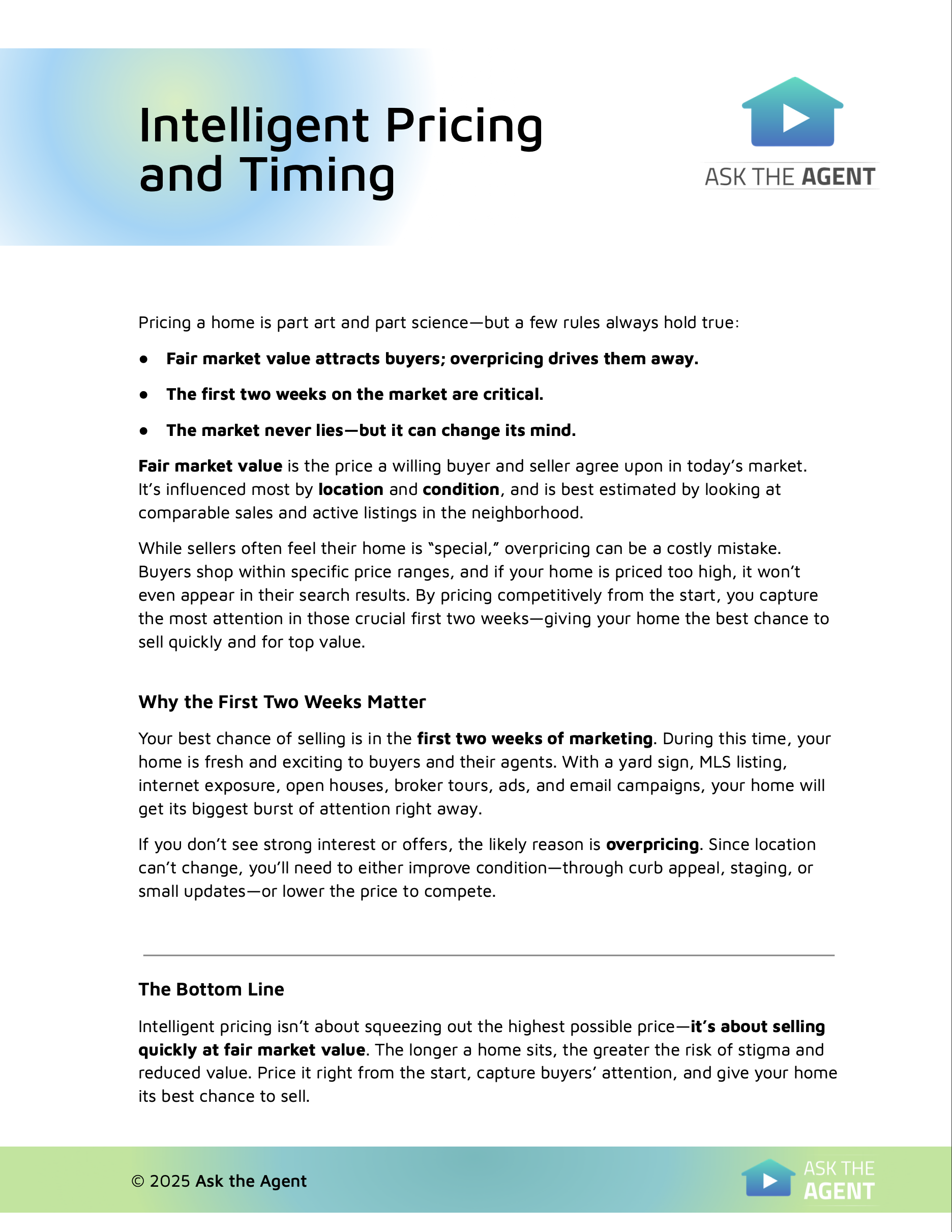 Intelligent Pricing and Timing PDF