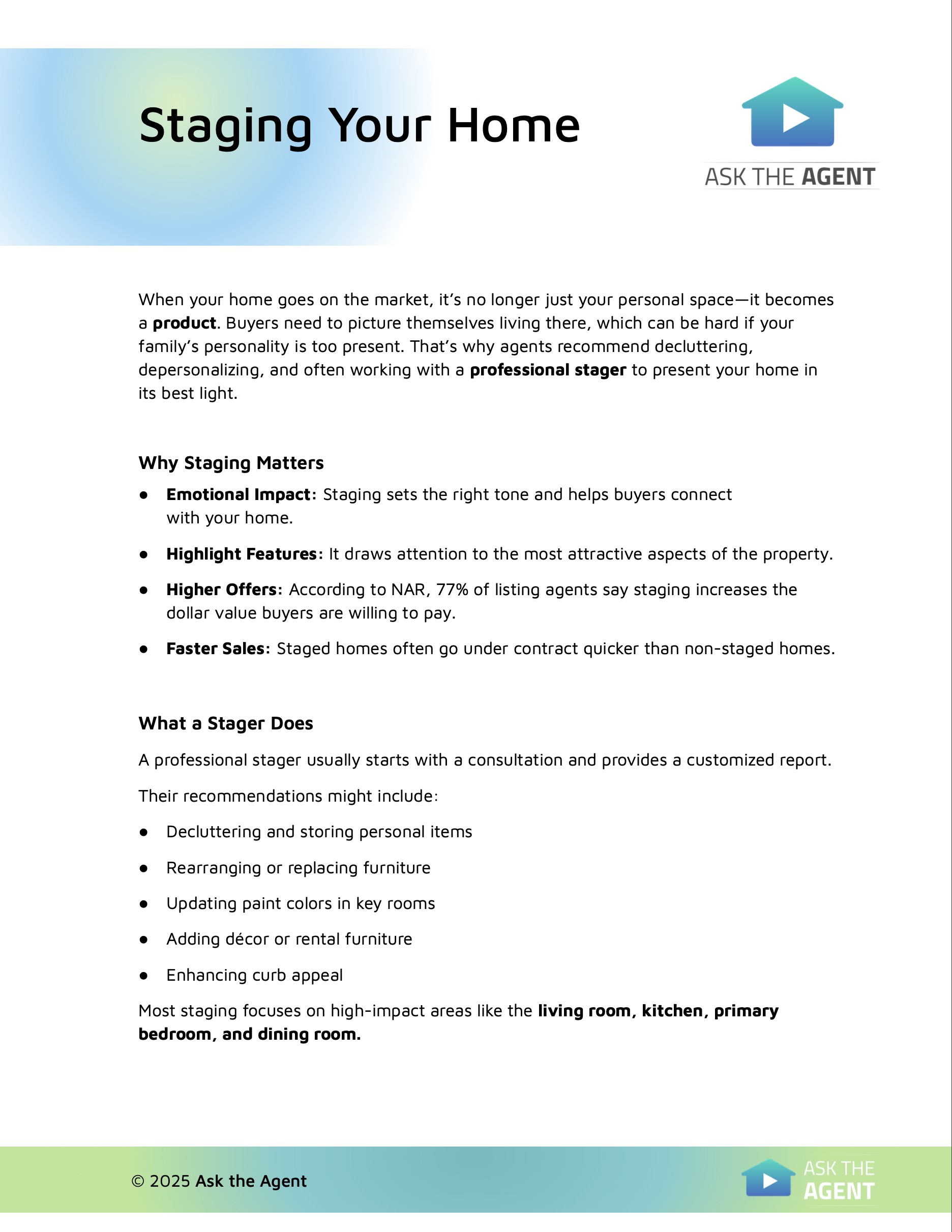 Staging Your Home PDF