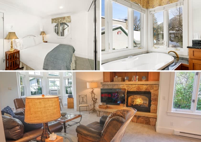 Collage Aspen Core Condo Living Area, Bedroom 2, Bathroom 2