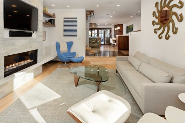 Luxurious Core Townhome Living Area
