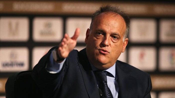 Info Main Bola Panas! Javier Tebas Balas Tuntutan Mundur Barcelona