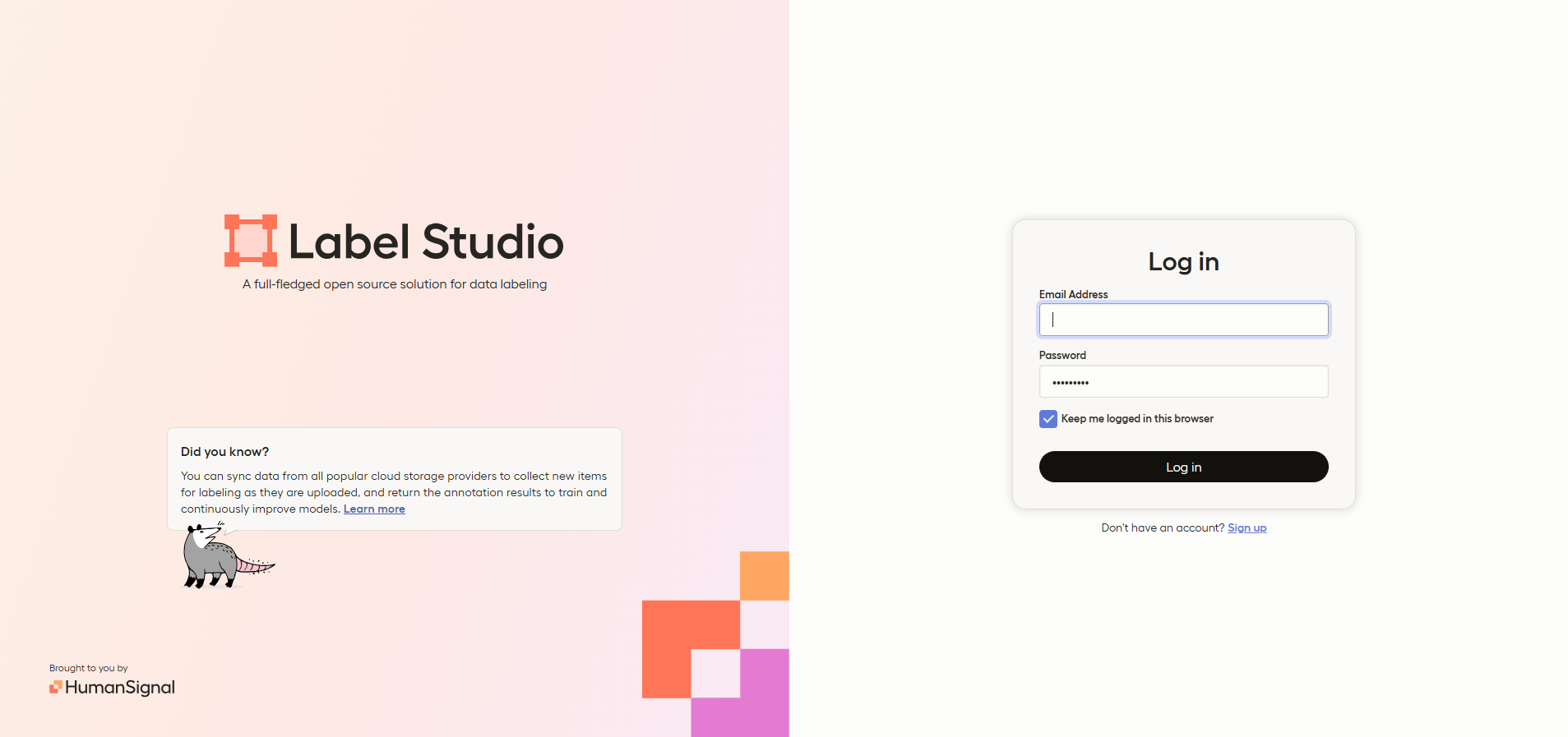 Label Studio Login
