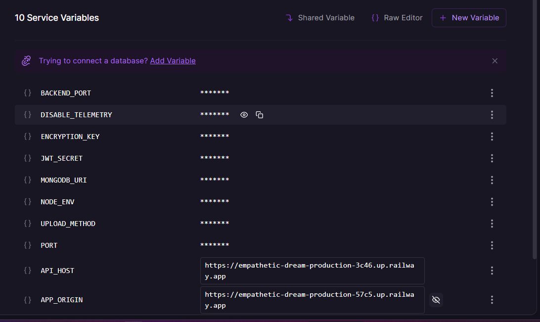 GrowthBook Updated variables