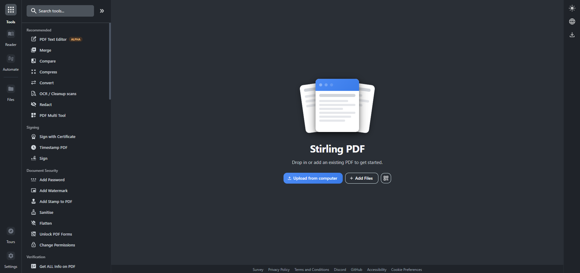 Stirling-PDF logo