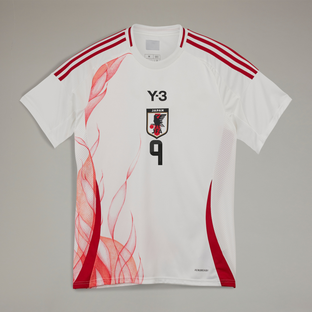 White Japan x Y-3 24 Away Jersey