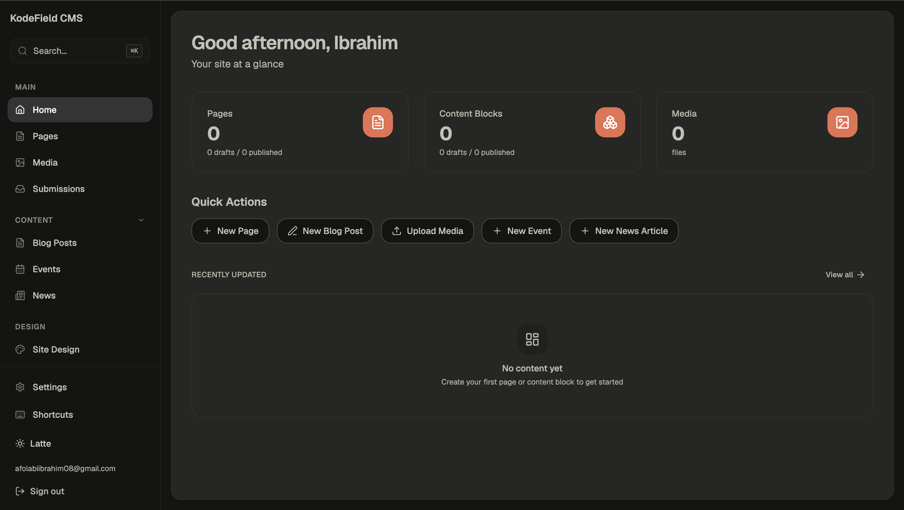 ECMS interface