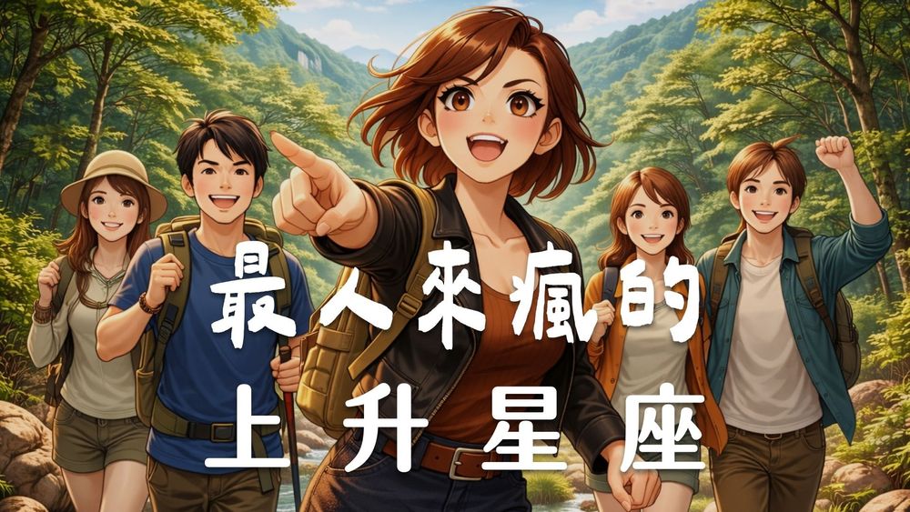 最人來瘋的上升星座前5名