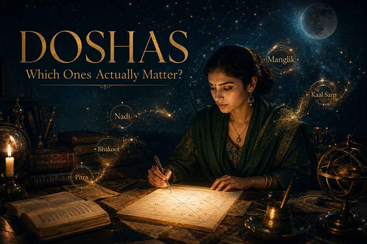 Which Kundli Doshas Actually Matter — and Which Are Mostly Used to Frighten You