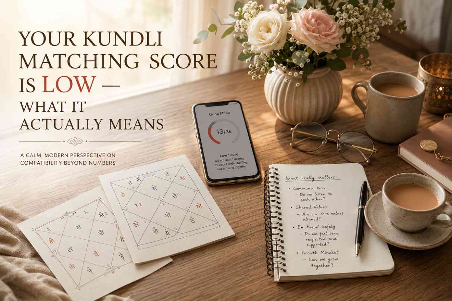 Your Kundli Matching Score Is Low: What That Actually Means and What to Do Next
