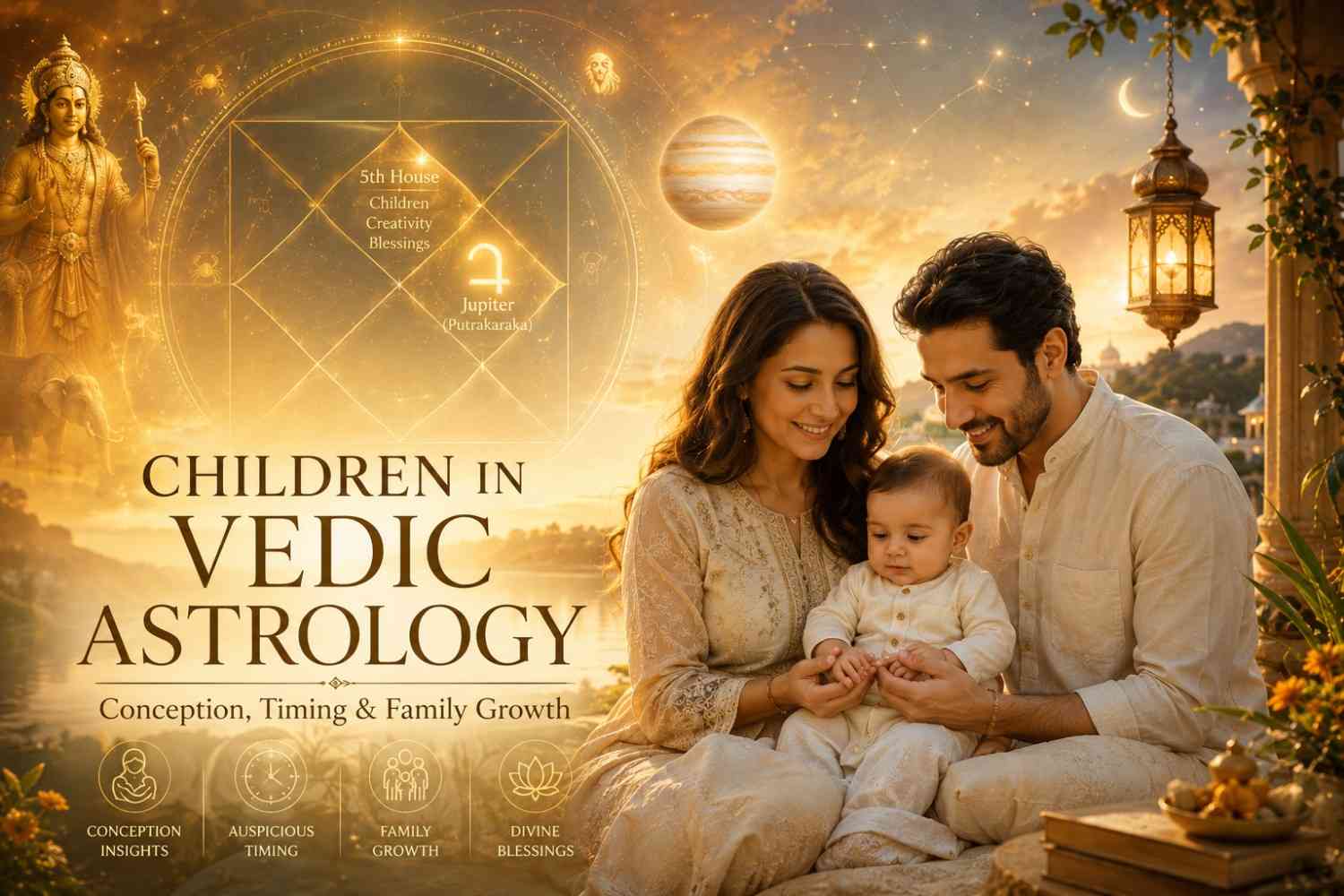 Children and Conception in Vedic Astrology: Timing, Fertility, and Chart Indicators