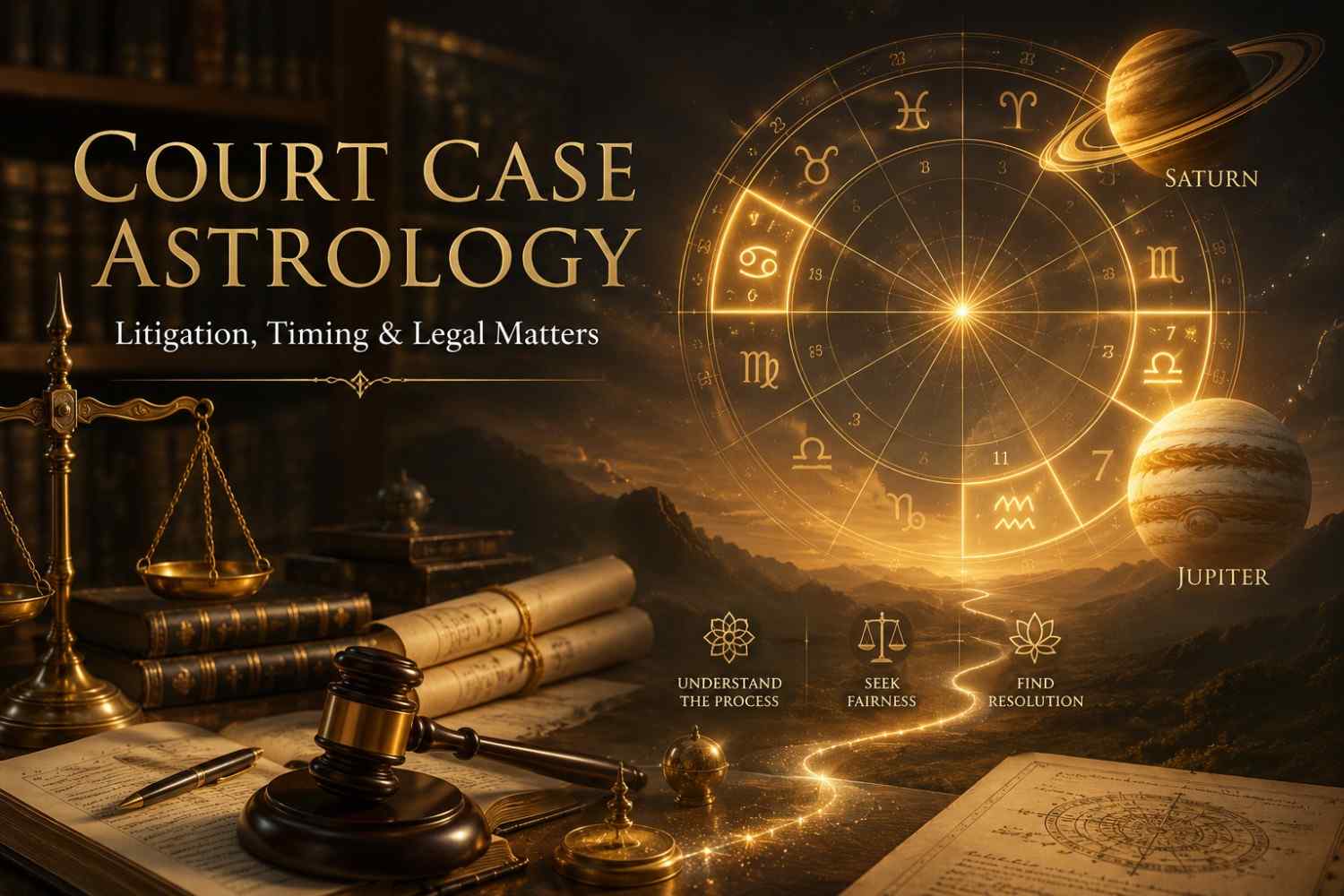 Litigation and Legal Disputes in Vedic Astrology: The Chart Factors for Court Cases and Their Outcomes