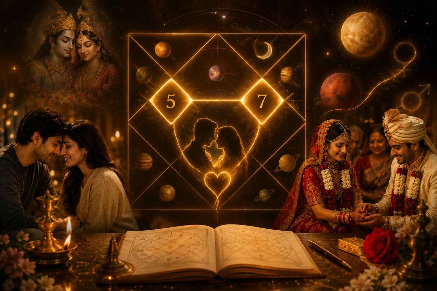 5th house 7th house marriage guide