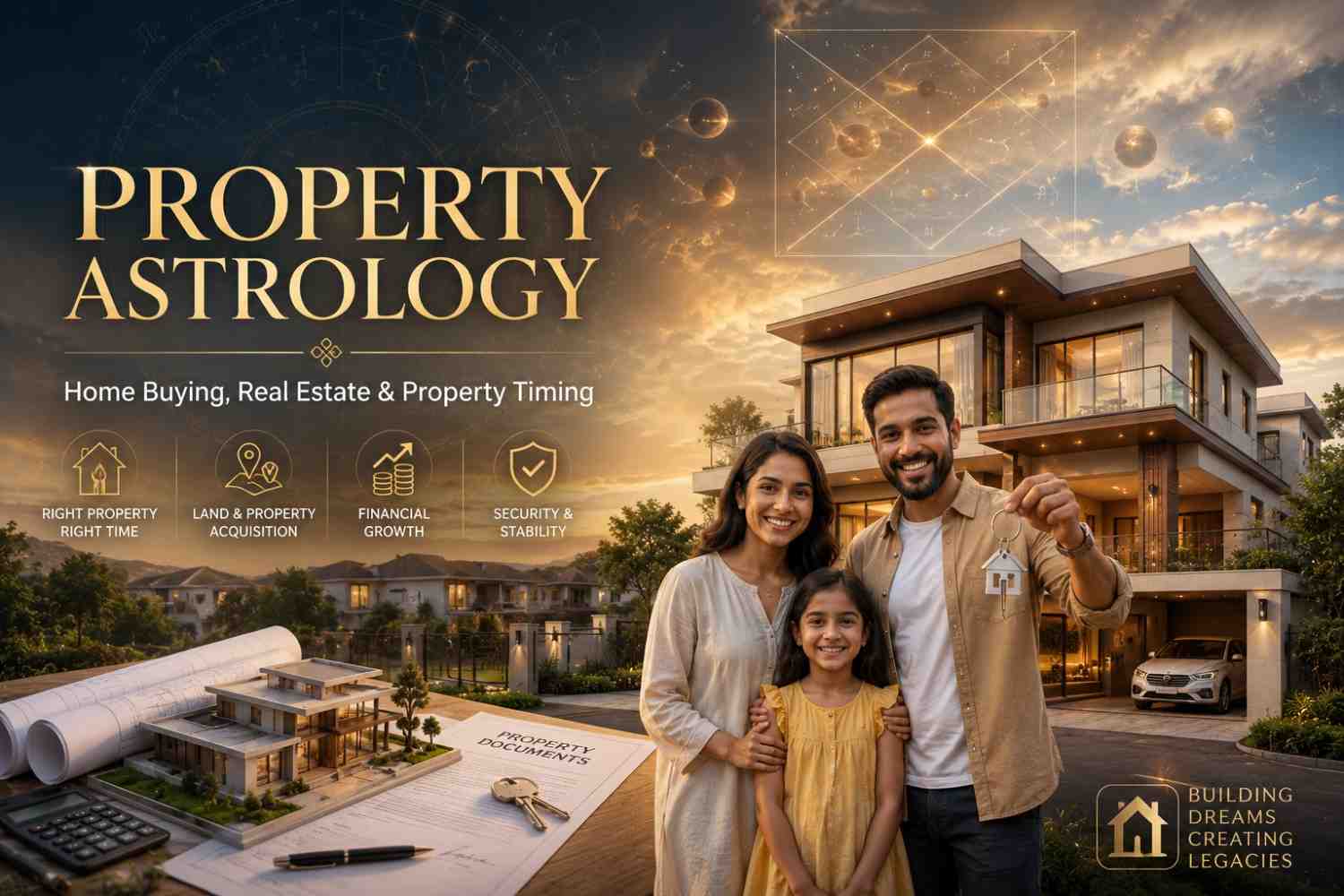 Property and Home Buying Timing in Vedic Astrology: The Chart Factors for Real Estate and When to Buy