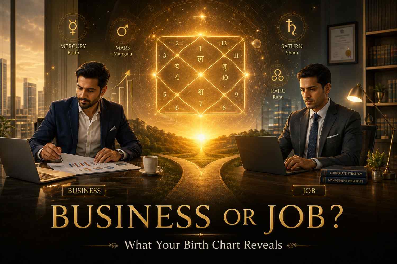 business versus job astrology guide