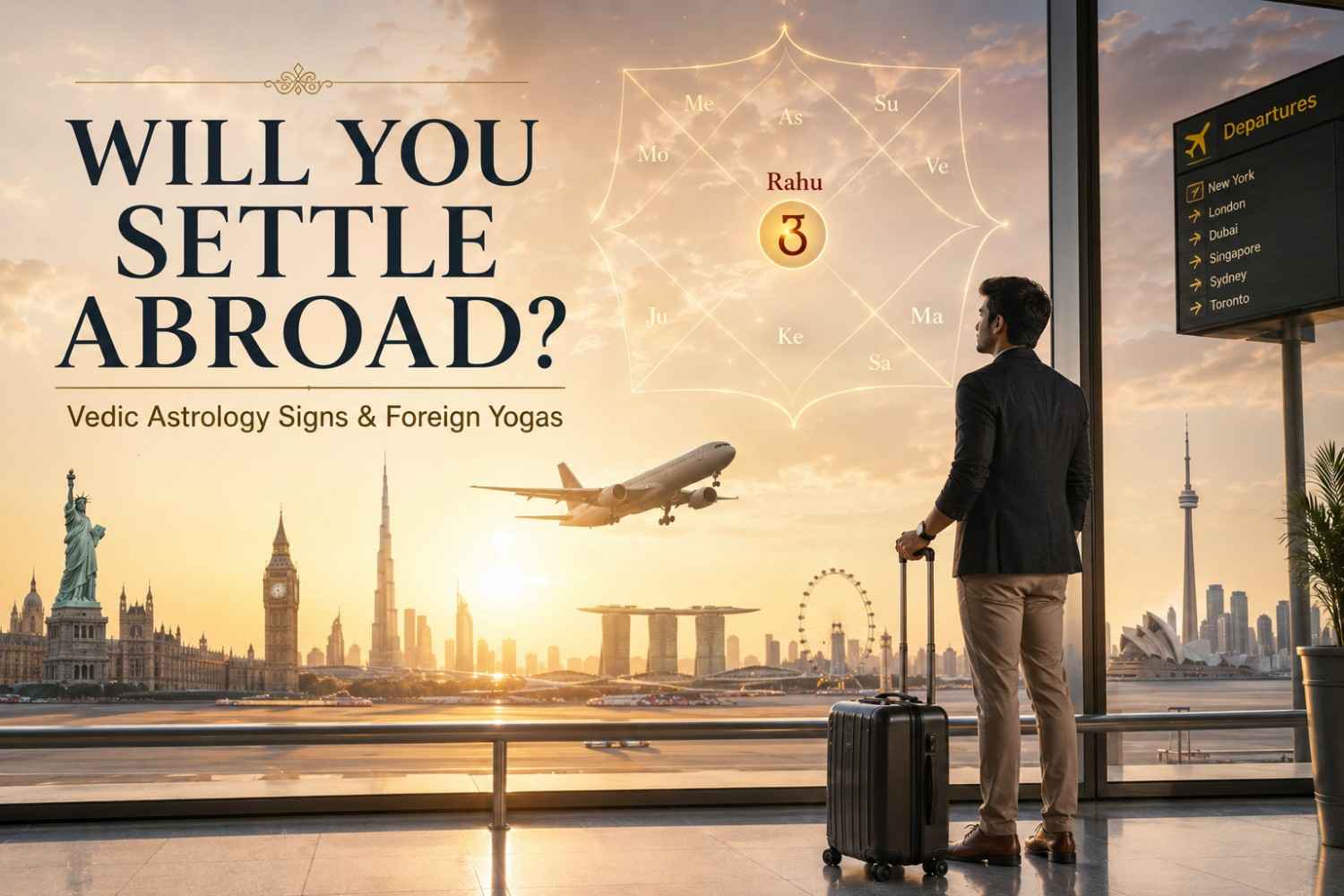 Will You Settle Abroad? Vedic Astrology Signs and Foreign Yogas