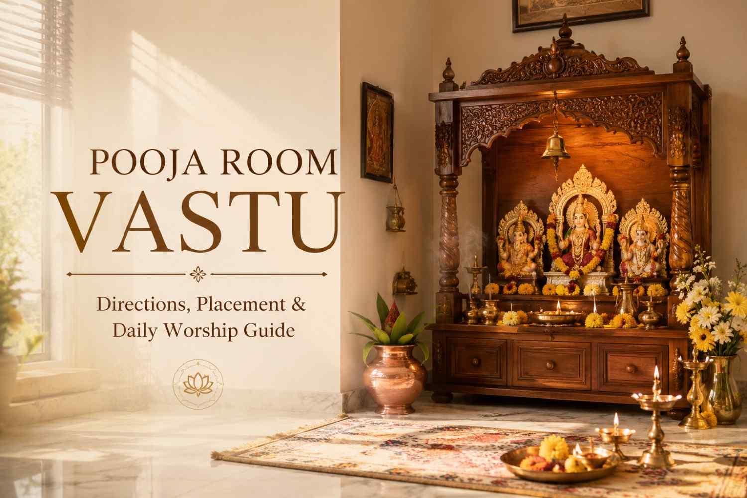 Pooja Room Setup as per Vastu: Directions, Deities and Remedies