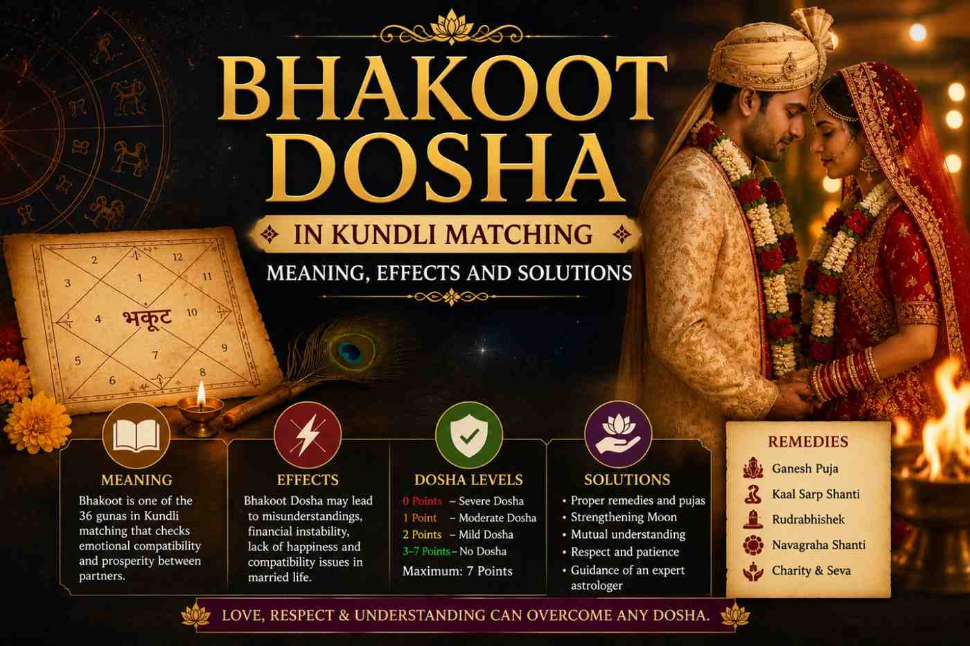 Bhakoot Dosha in Kundli
