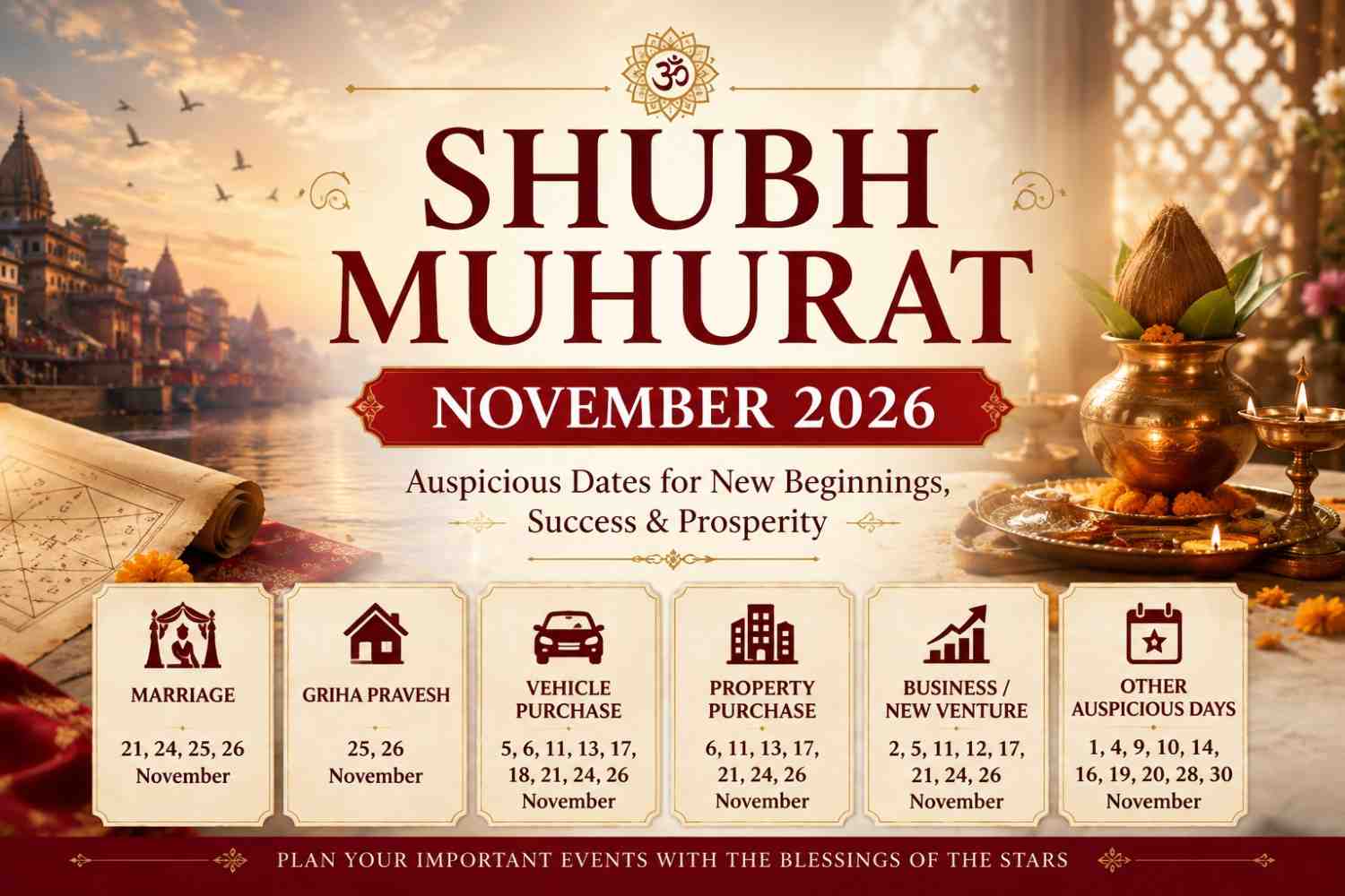 Shubh Muhurat in August 2026: What's Auspicious During Chaturmas