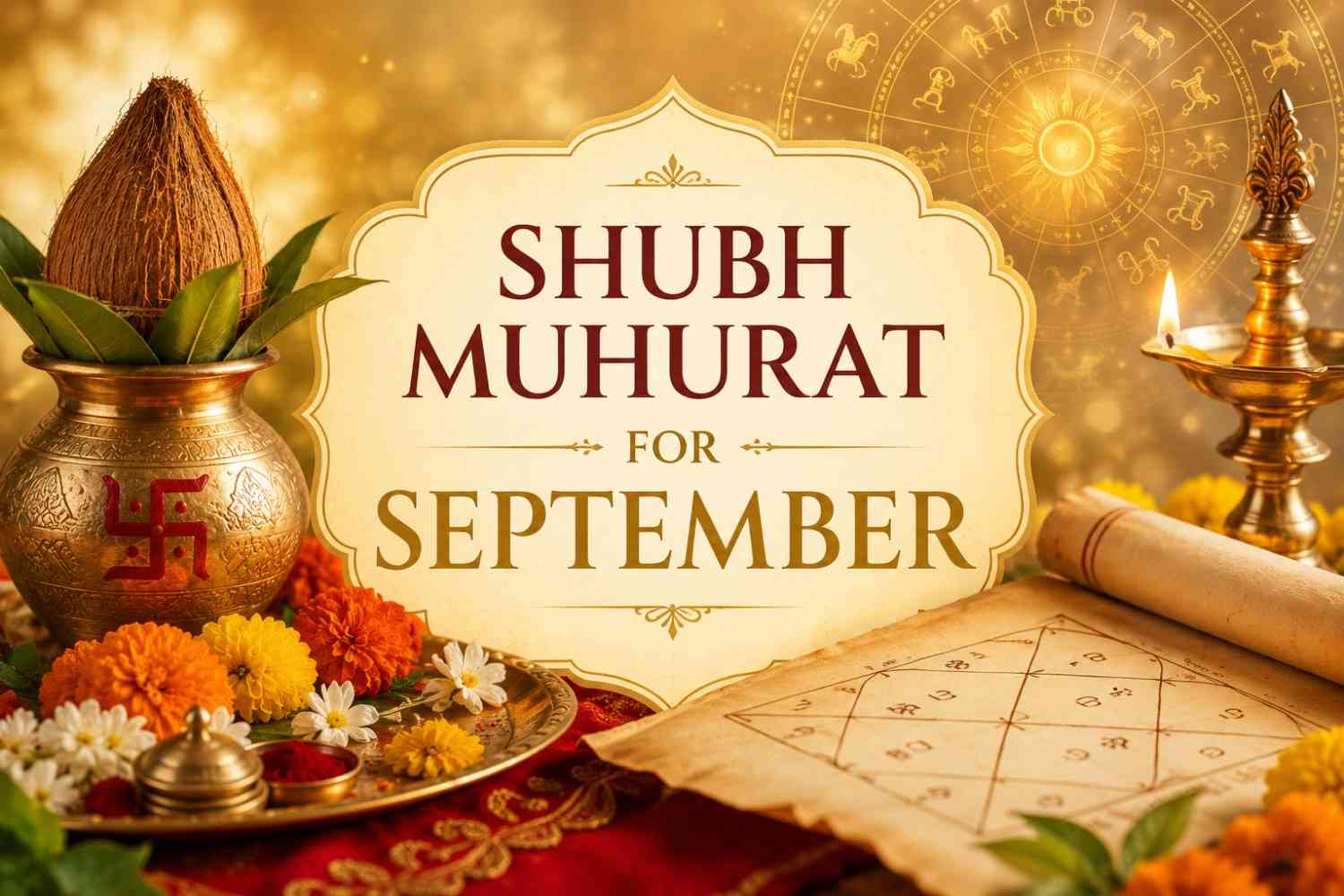 Shubh Muhurat in September 2026 — Ganesh Chaturthi, Pitru Paksha & Allowed Activities