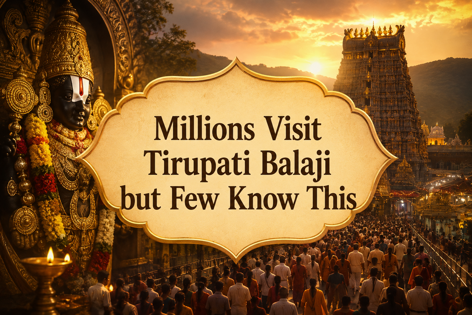 tirupati balaji temple tirumala hill view