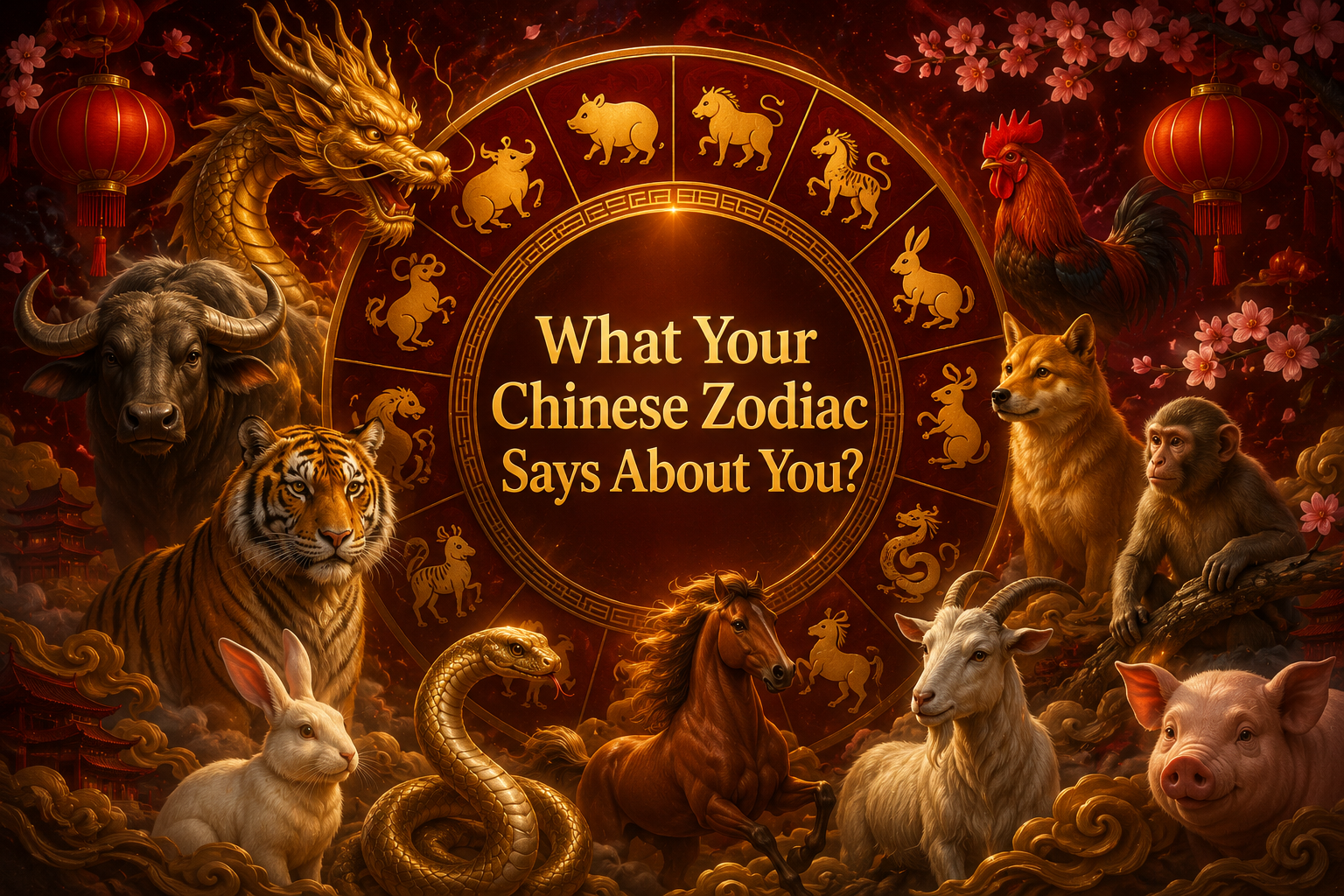 chinese zodiac twelve animals personality traits chart
