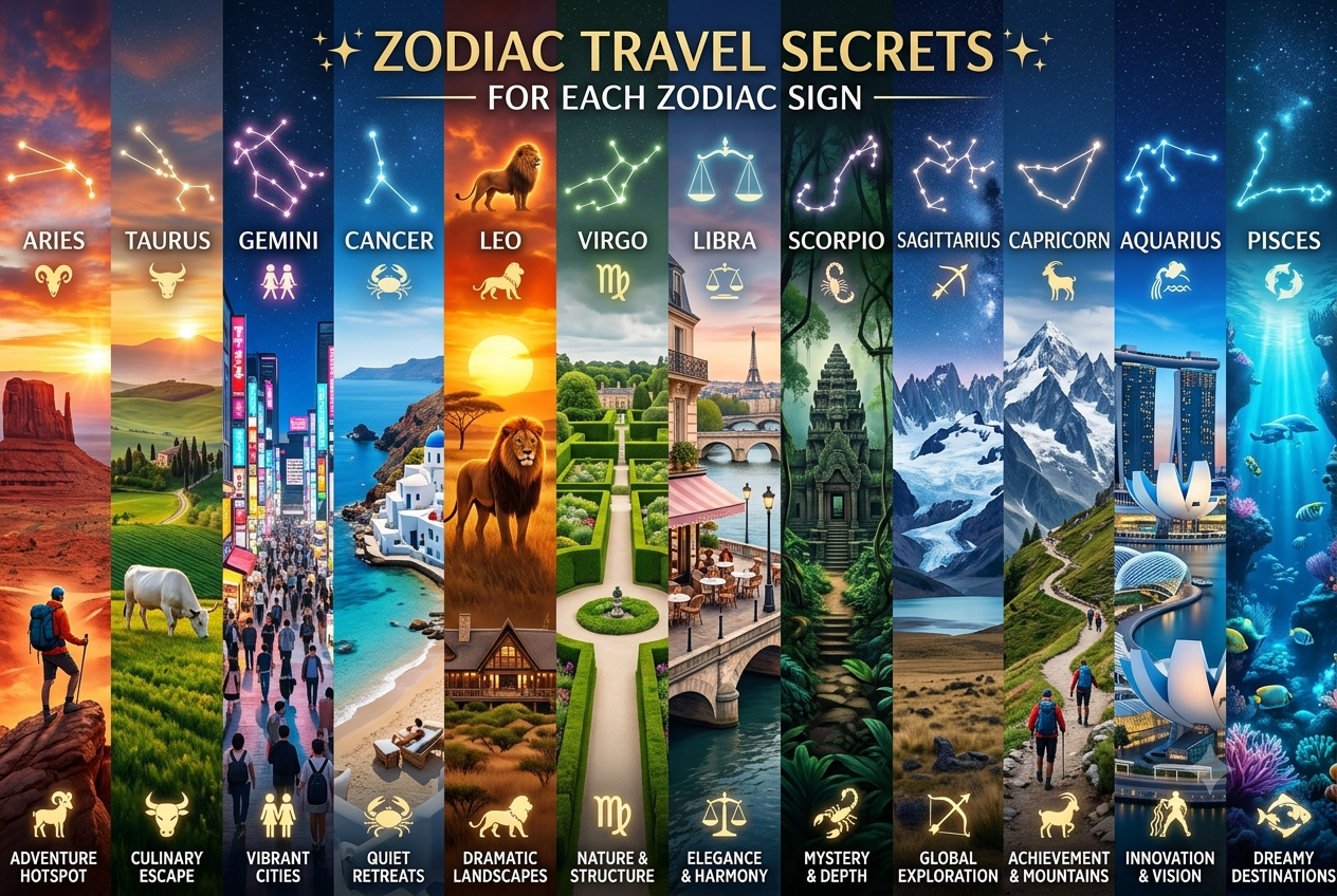 zodiac signs and travel