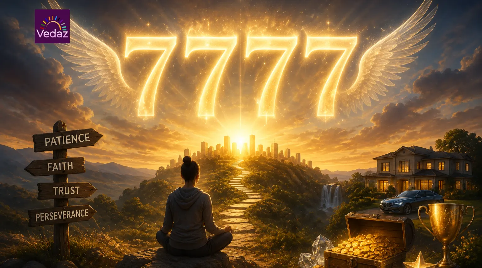7777 angel number meaning rewards after patience