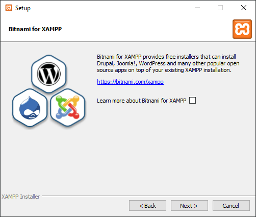 XAMPP Installation Information Page