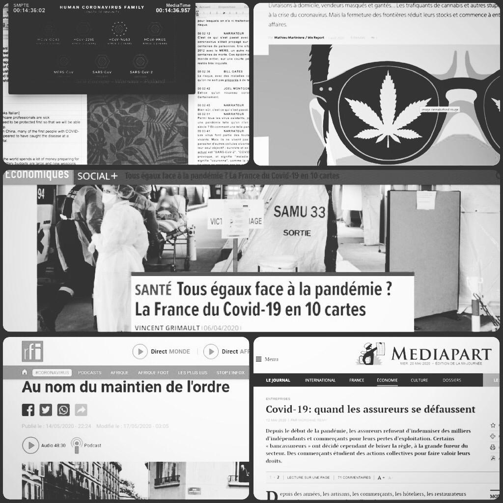 Covid-19: le travail de nos coworkers dans les médias. 1/2