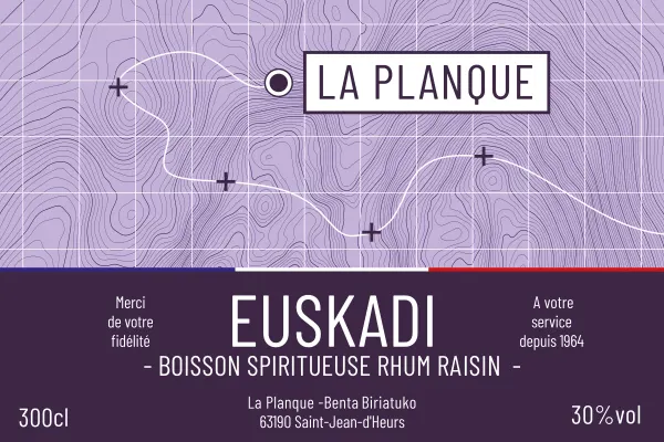 Modèle d'étiquette personnalisable Altitude 1524x1016