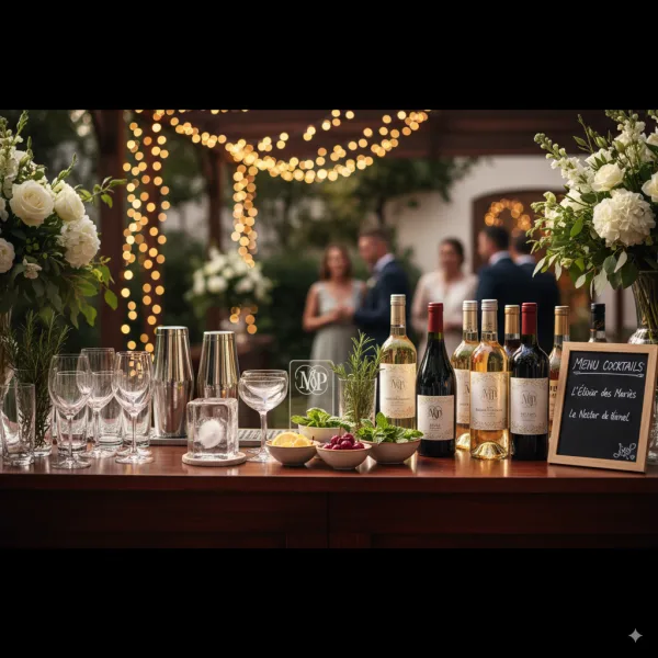 Photo de Un Bar à Cocktails pour un Mariage Inoubliable : Inspirations et idées