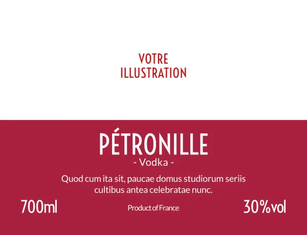 Modèle d'étiquette personnalisable Blotkosh 1016x762