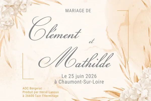 Modèle d'étiquette personnalisable Ennius 1524x1016