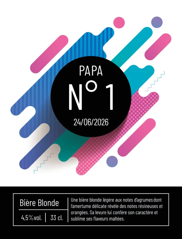 Modèle d'étiquette personnalisable Fasthom 762x1016